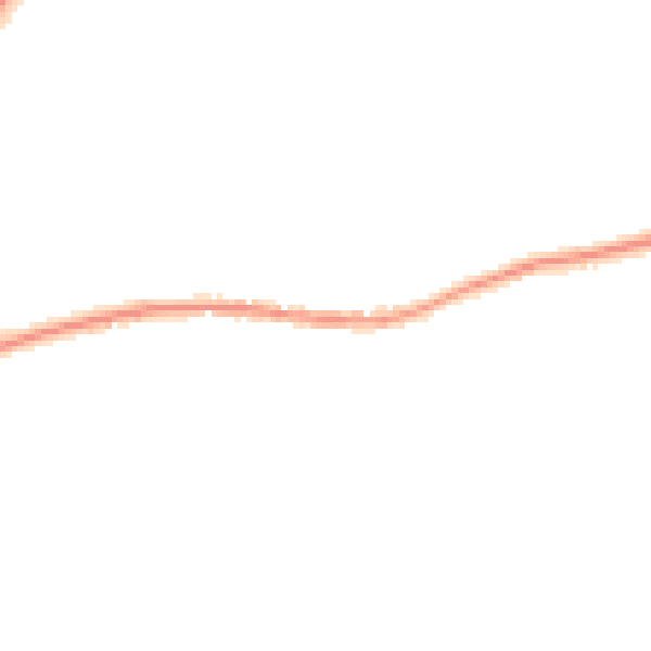 Night-time road noise heatmap for TN17 2JJ
