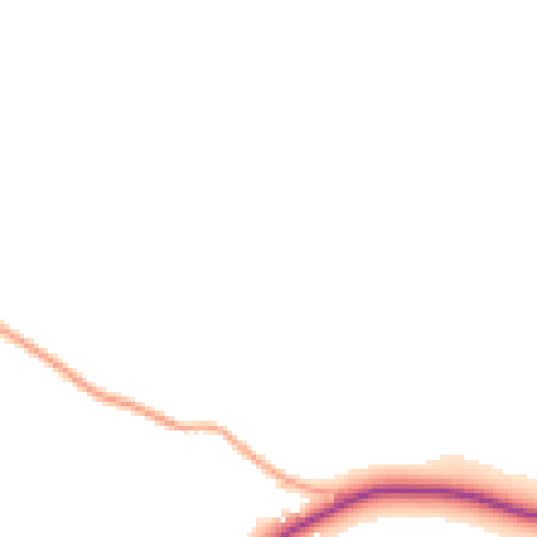 Daytime road noise heatmap for TN17 2LP