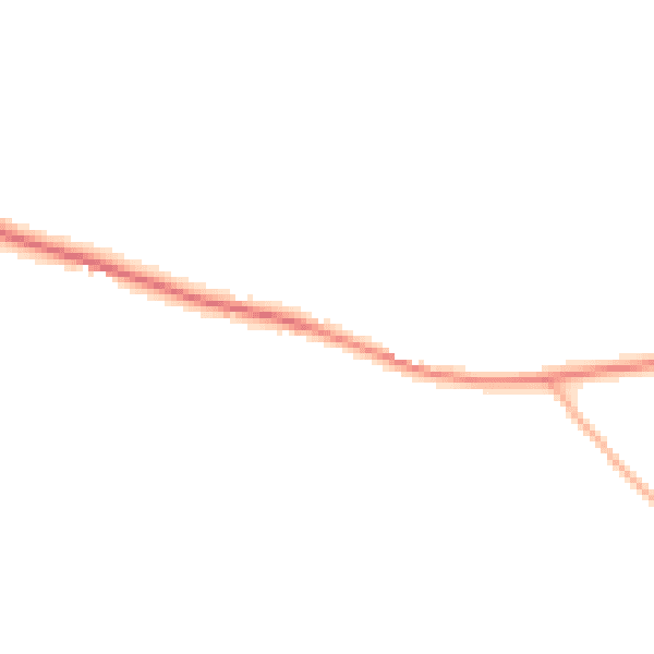 Night-time road noise heatmap for TN17 2NZ