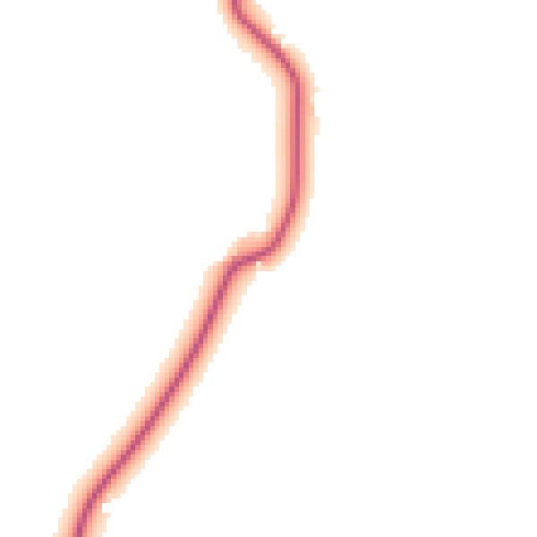Daytime road noise heatmap for TN17 2RB