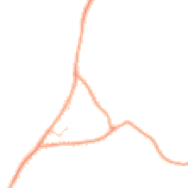Daytime road noise heatmap for TN17 2RL