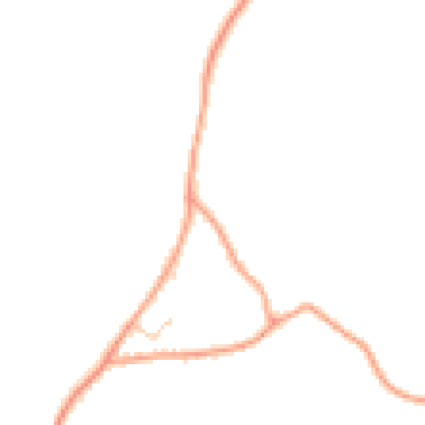 Daytime road noise heatmap for TN17 2RN