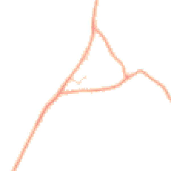 Daytime road noise heatmap for TN17 2RR