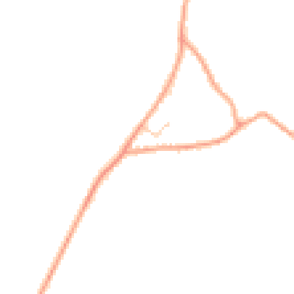 Daytime road noise heatmap for TN17 2RS
