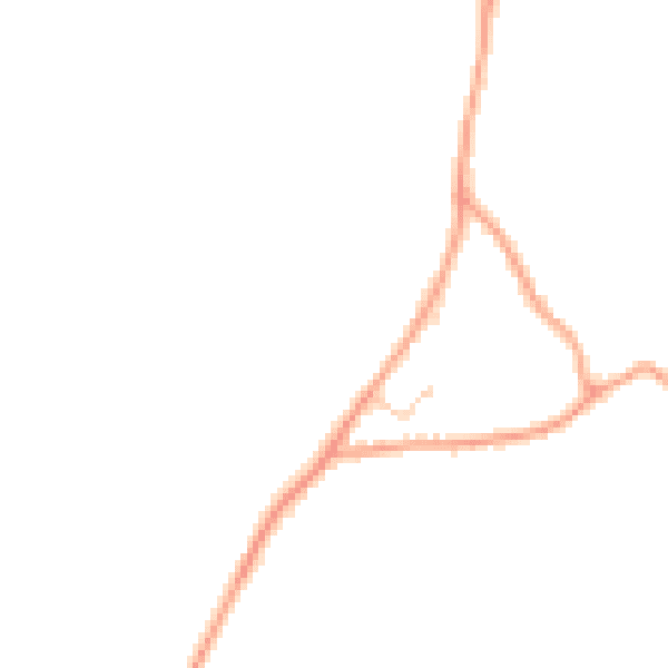 Daytime road noise heatmap for TN17 2RX
