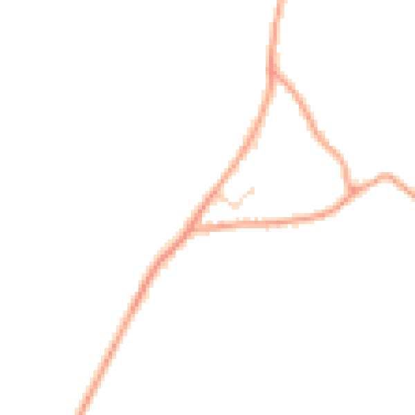 Daytime road noise heatmap for TN17 2SA