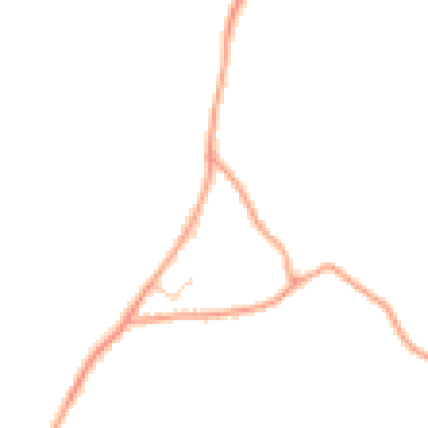 Daytime road noise heatmap for TN17 2SF