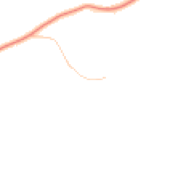 Daytime road noise heatmap for TN17 3NR