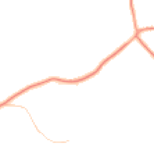 Daytime road noise heatmap for TN17 3NT