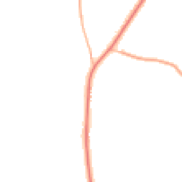 Night-time road noise heatmap for TN17 3QQ