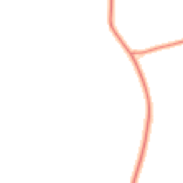Daytime road noise heatmap for TN17 4AE