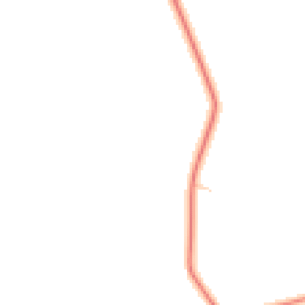 Daytime road noise heatmap for TN17 4AJ