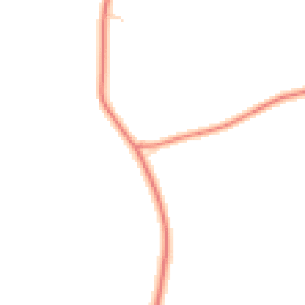 Daytime road noise heatmap for TN17 4AY
