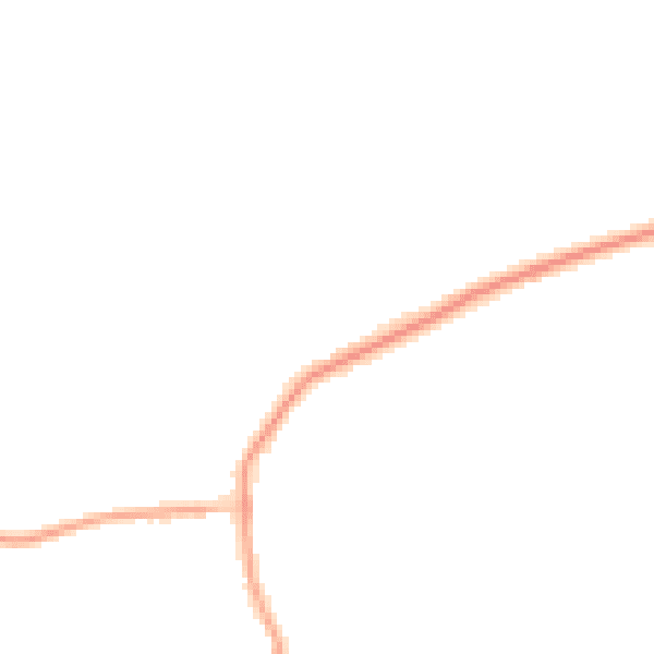 Night-time road noise heatmap for TN17 4BX