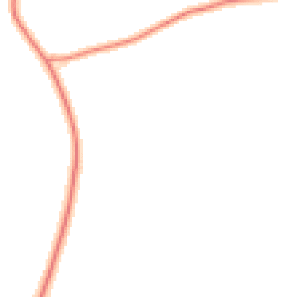 Daytime road noise heatmap for TN17 4EN