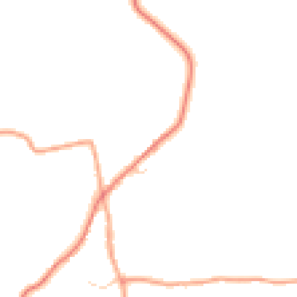 Daytime road noise heatmap for TN17 4HA