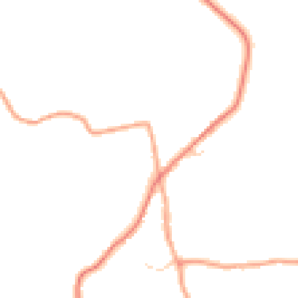 Daytime road noise heatmap for TN17 4HE