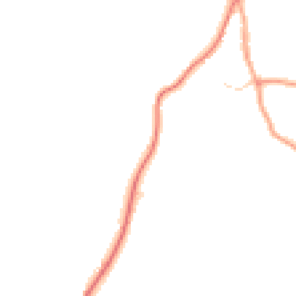 Daytime road noise heatmap for TN17 4HJ