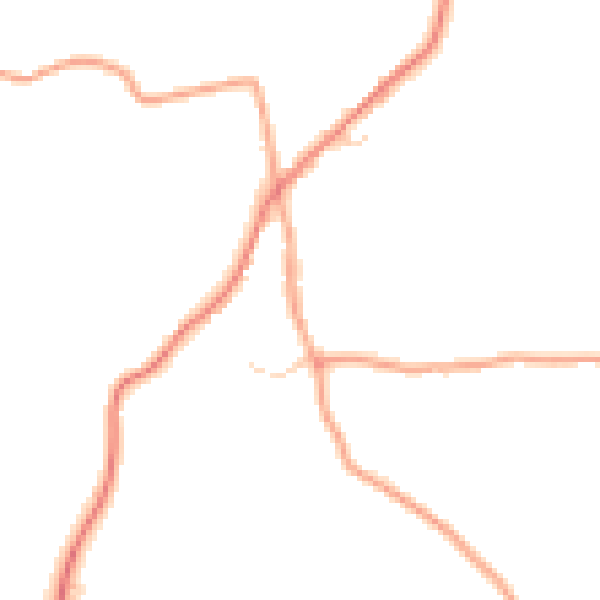 Daytime road noise heatmap for TN17 4HP