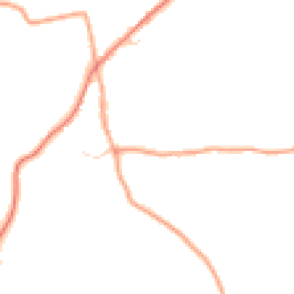 Daytime road noise heatmap for TN17 4HS