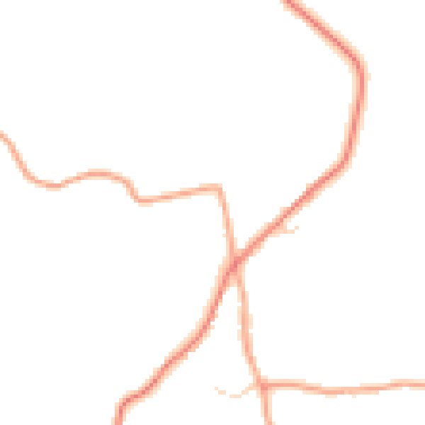 Daytime road noise heatmap for TN17 4HX