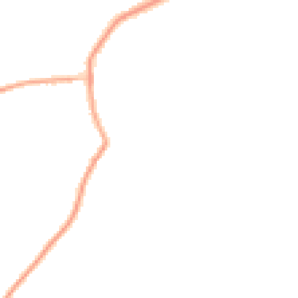 Night-time road noise heatmap for TN17 4LJ