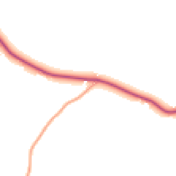 Daytime road noise heatmap for TN17 4PG