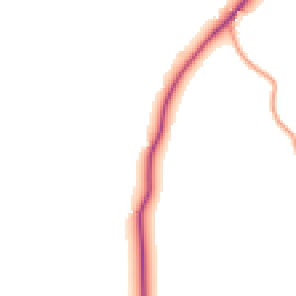 Daytime road noise heatmap for TN17 4PN