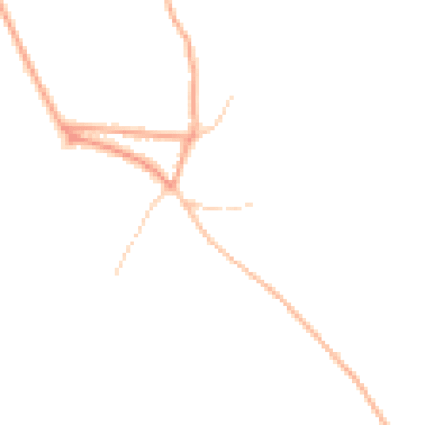 Daytime road noise heatmap for TN17 4PT