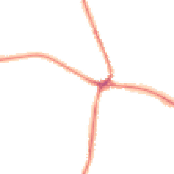 Night-time road noise heatmap for TN18 4AF