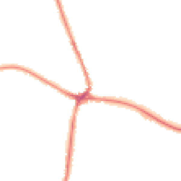 Night-time road noise heatmap for TN18 4AR