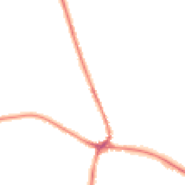 Night-time road noise heatmap for TN18 4AU