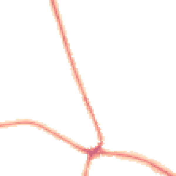 Night-time road noise heatmap for TN18 4BB