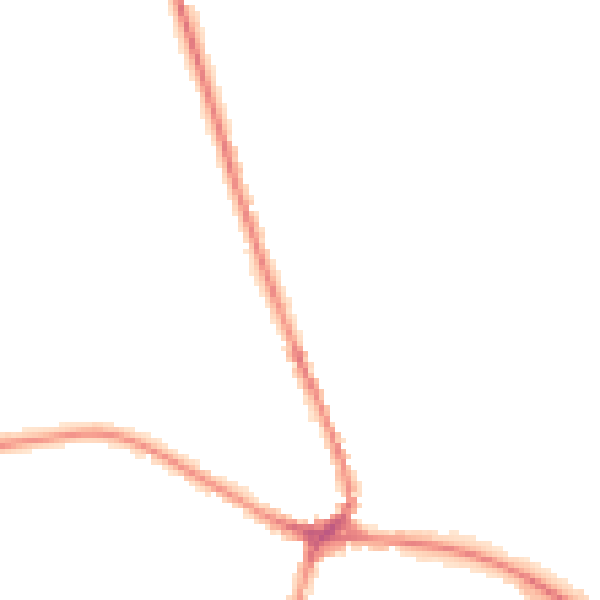 Night-time road noise heatmap for TN18 4BX