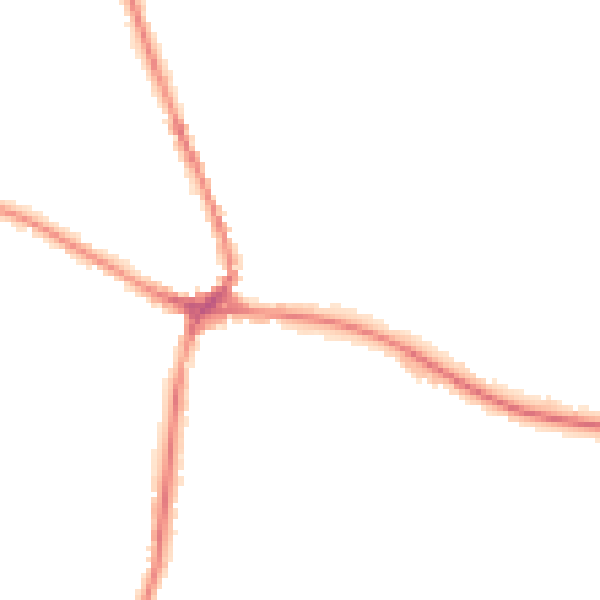 Night-time road noise heatmap for TN18 4HF