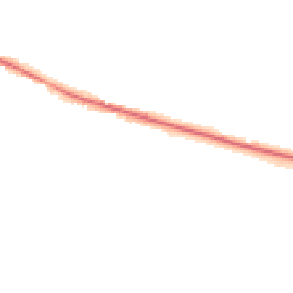 Night-time road noise heatmap for TN18 5BE