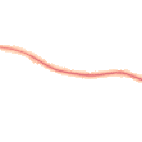 Night-time road noise heatmap for TN18 5DA