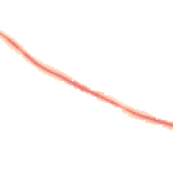 Night-time road noise heatmap for TN18 5HU