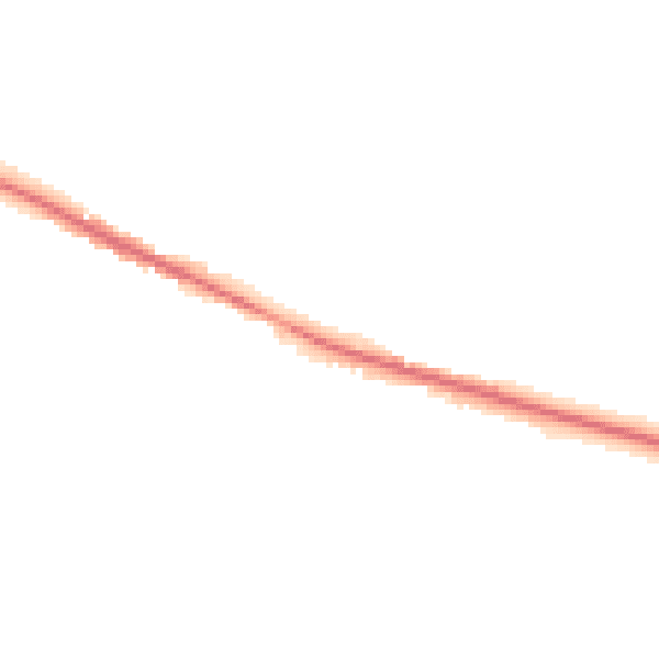 Night-time road noise heatmap for TN18 5JE