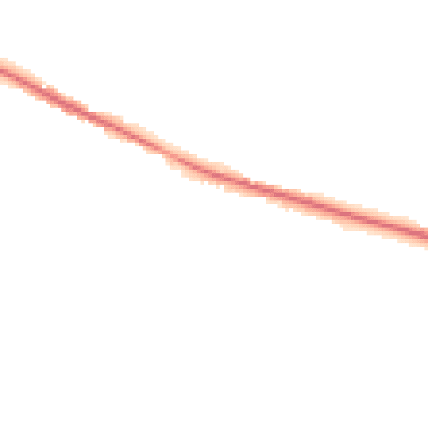 Night-time road noise heatmap for TN18 5JR