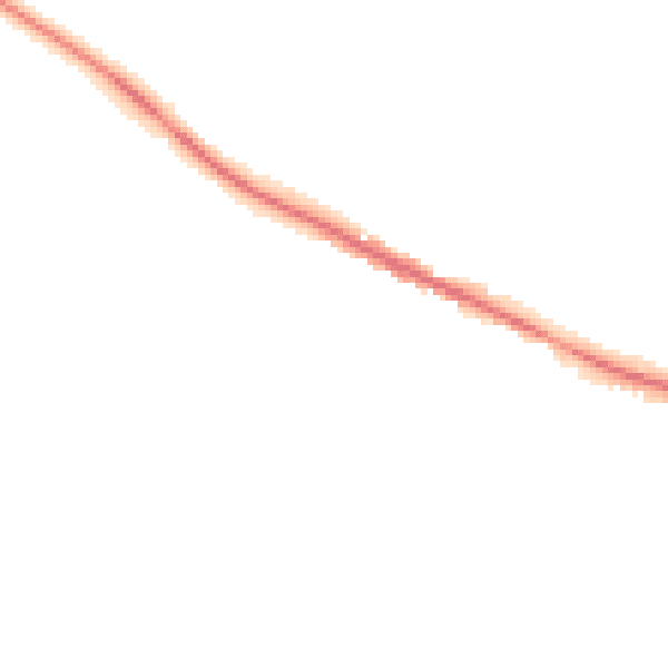 Night-time road noise heatmap for TN18 5LD