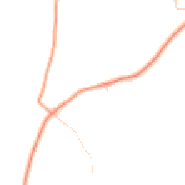 Daytime road noise heatmap for TN18 5LP