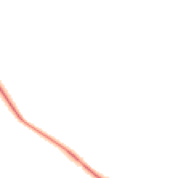 Night-time road noise heatmap for TN18 5NR