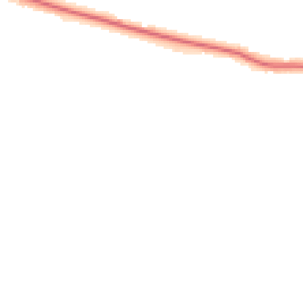 Night-time road noise heatmap for TN18 5PE