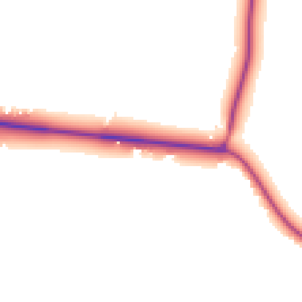 Daytime road noise heatmap for TN18 5PJ