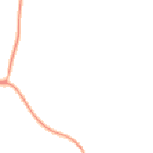 Night-time road noise heatmap for TN18 5PX