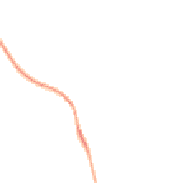 Night-time road noise heatmap for TN18 5QA