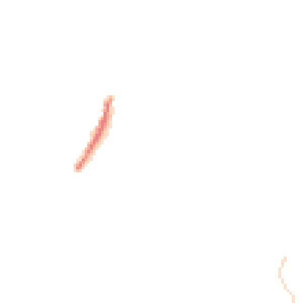 Night-time road noise heatmap for TN2 3AL