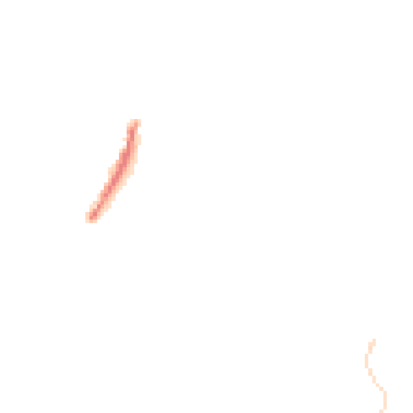 Night-time road noise heatmap for TN2 3DF