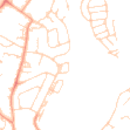 Daytime road noise heatmap for TN2 3FE